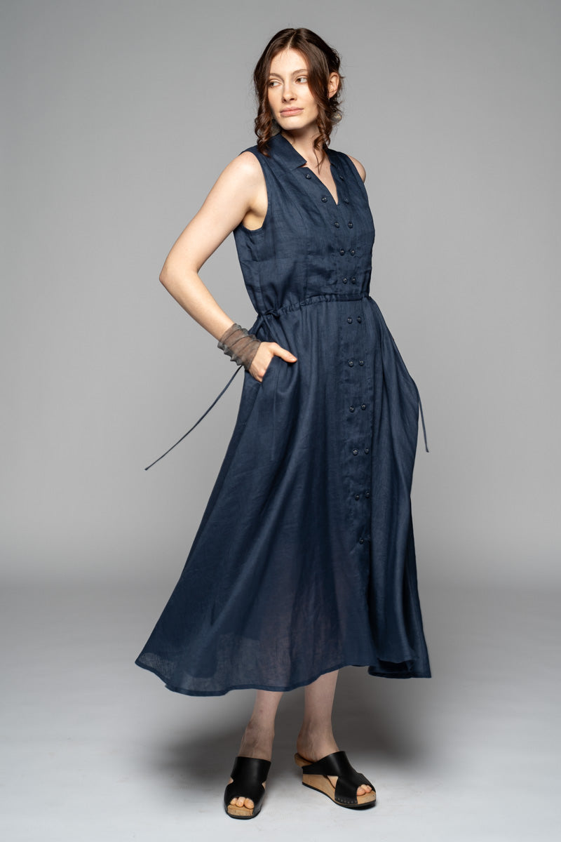 DOGSTAR Agnes Tuck Dress Ocean