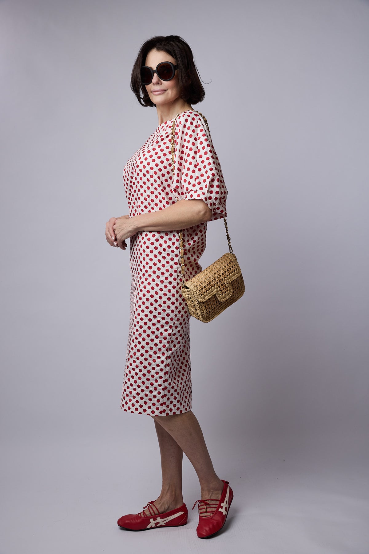 Cloud Dress Red Spot