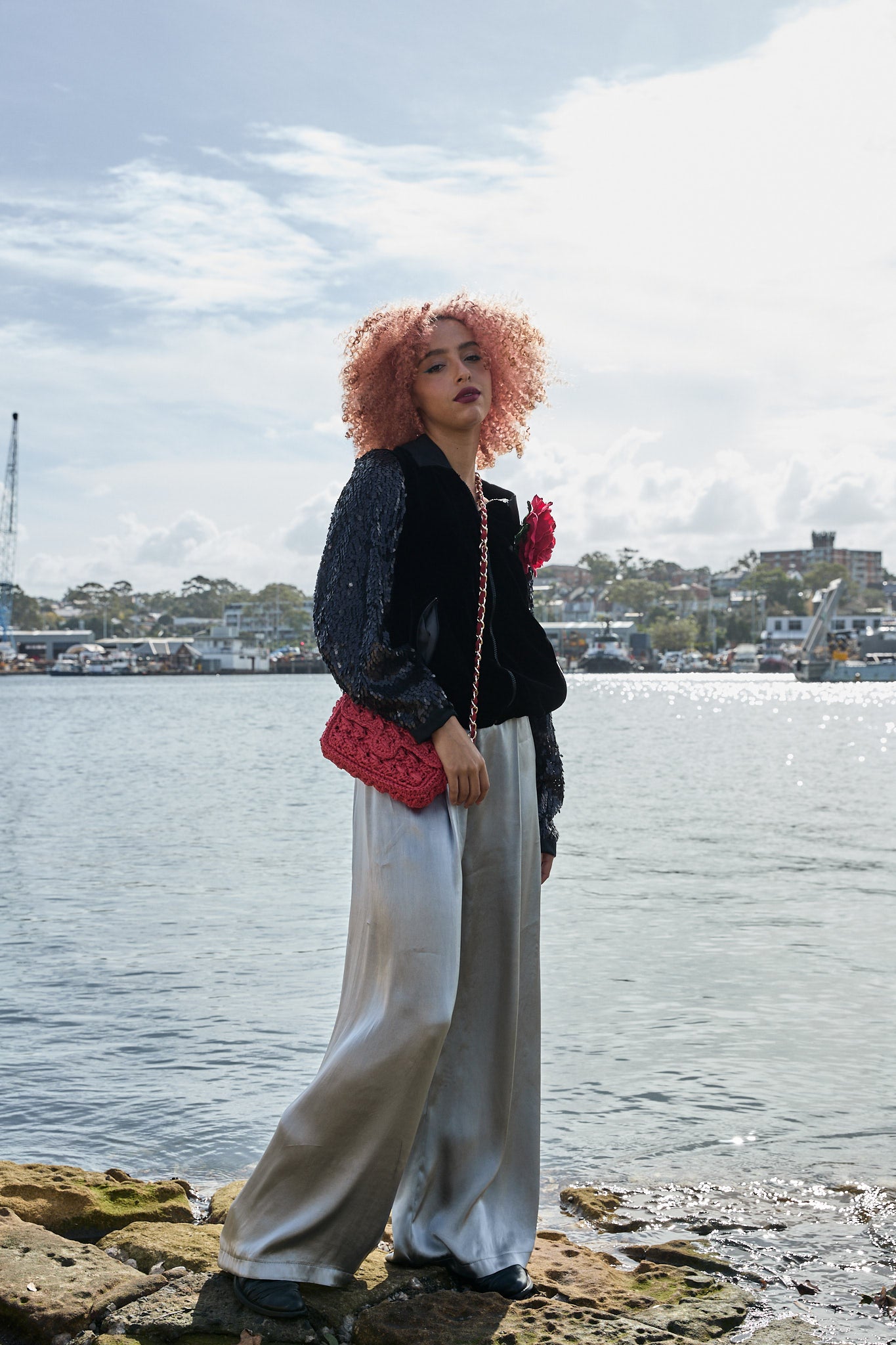 SYLVIA RILEY Erin Mercury Pants