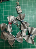 Farfalle Pasta Charms Silver/pewter