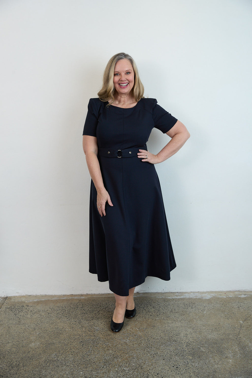 Indira Dress Navy