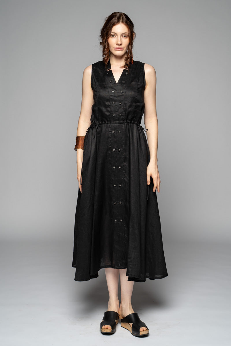 DOGSTAR Agnes Tuck Dress Black