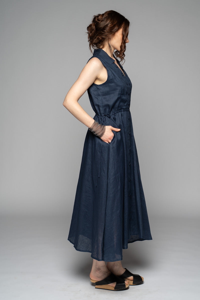 DOGSTAR Agnes Tuck Dress Ocean