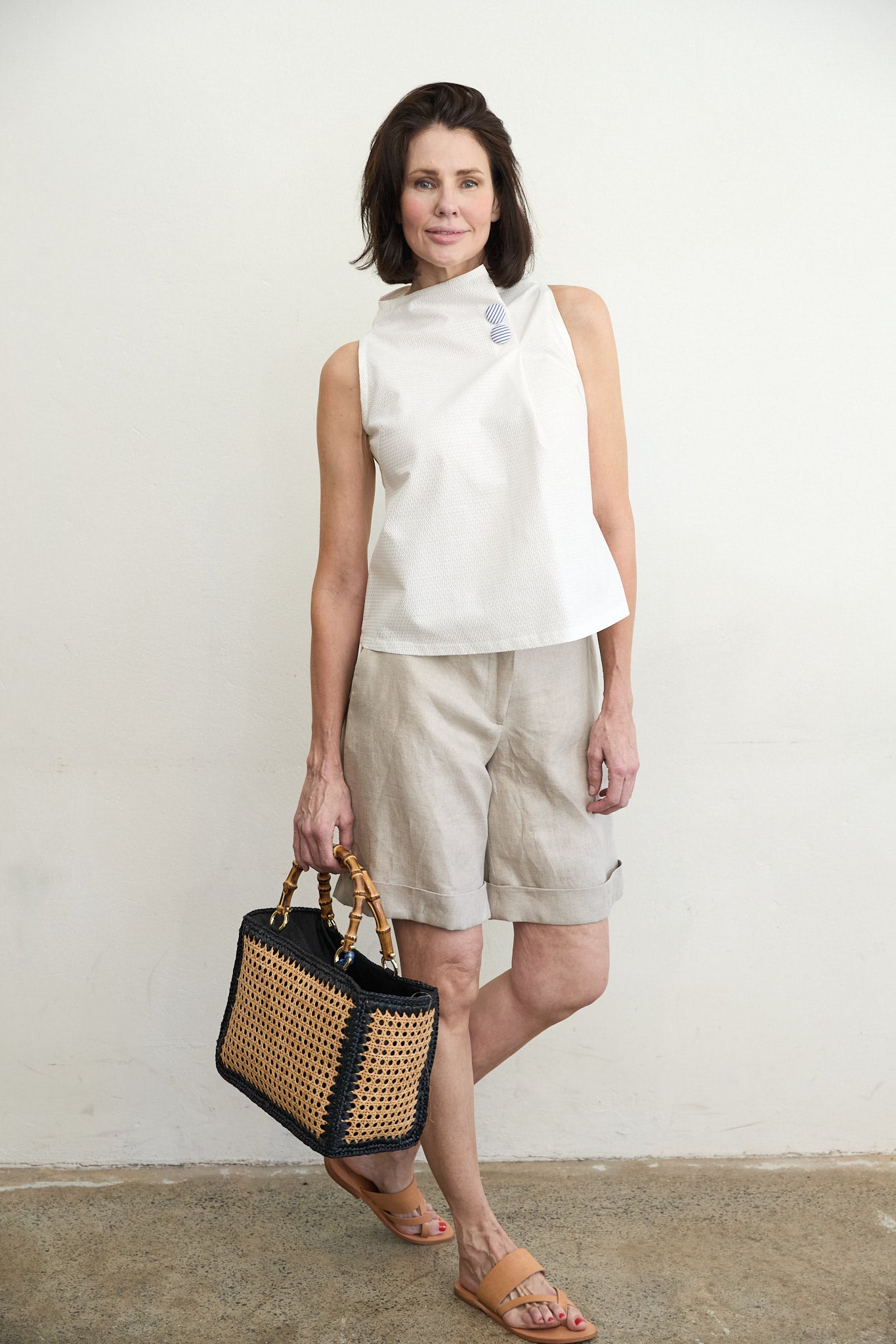 Astoria Cotton Pique Top