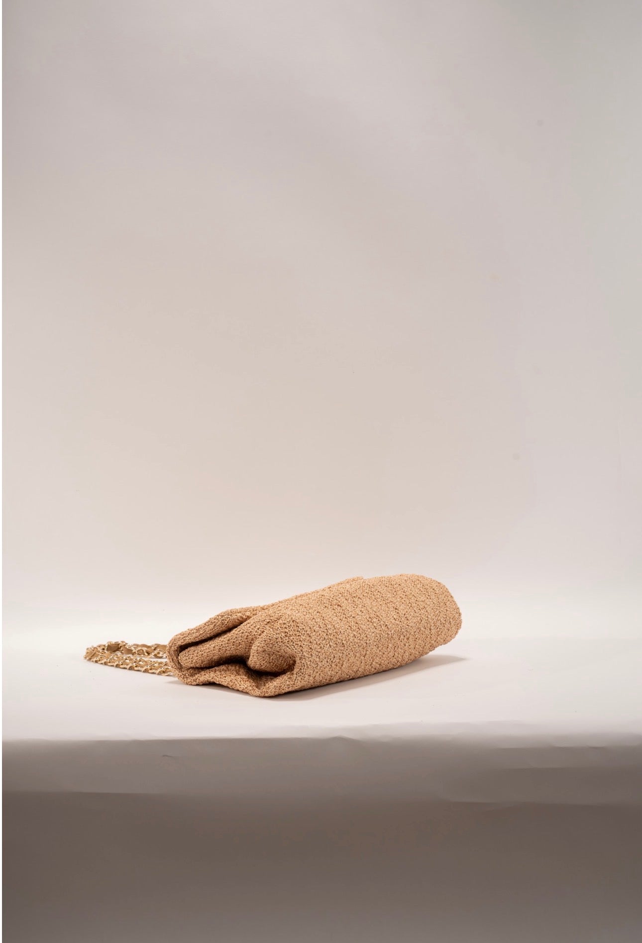 BIDINIS Clarice textured raffia bag Natural