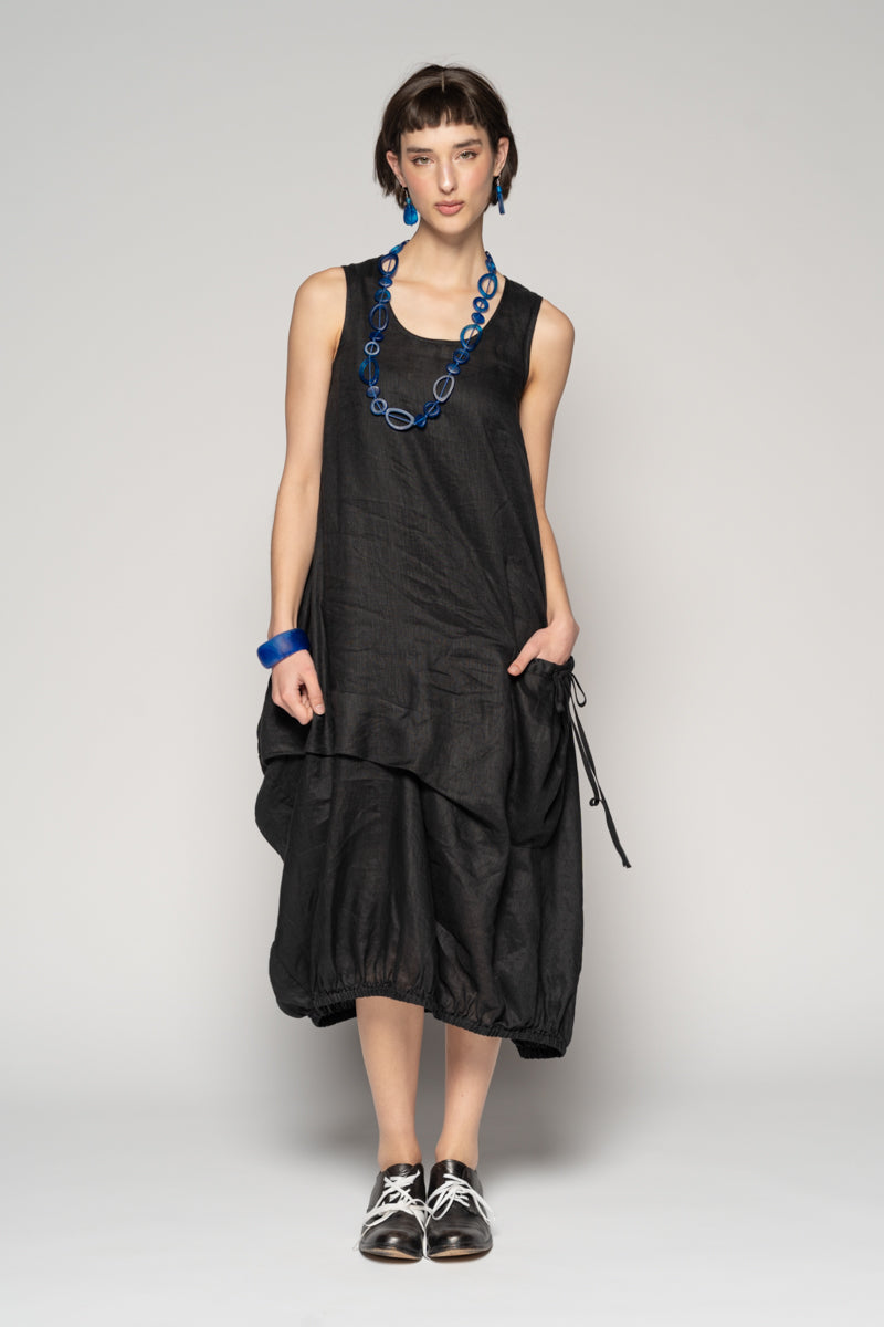 DOGSTAR Sabi Tuck Dress Black