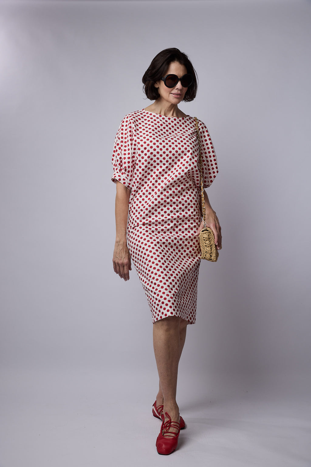 Cloud Dress Red Spot