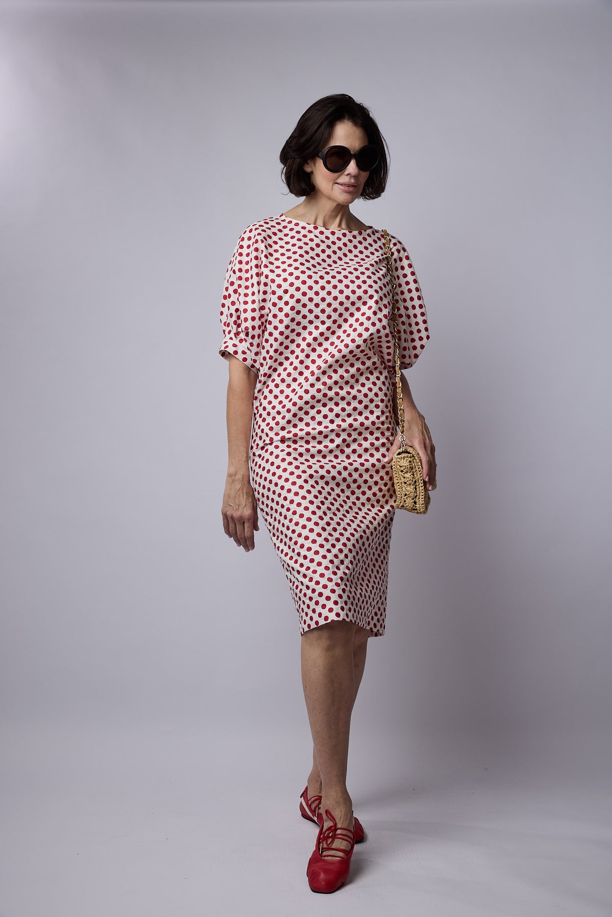 Cloud Dress Red Spot