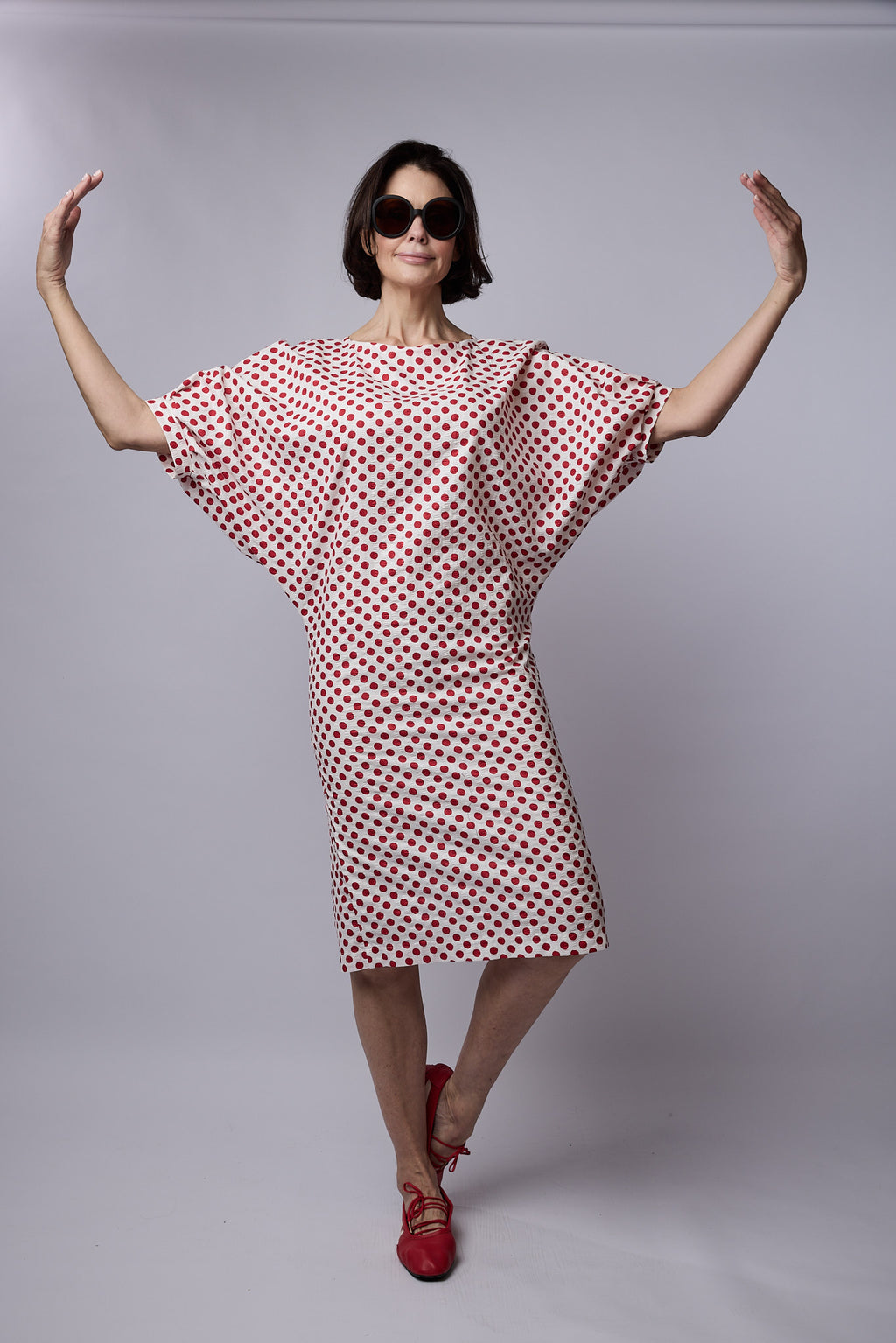 Cloud Dress Red Spot
