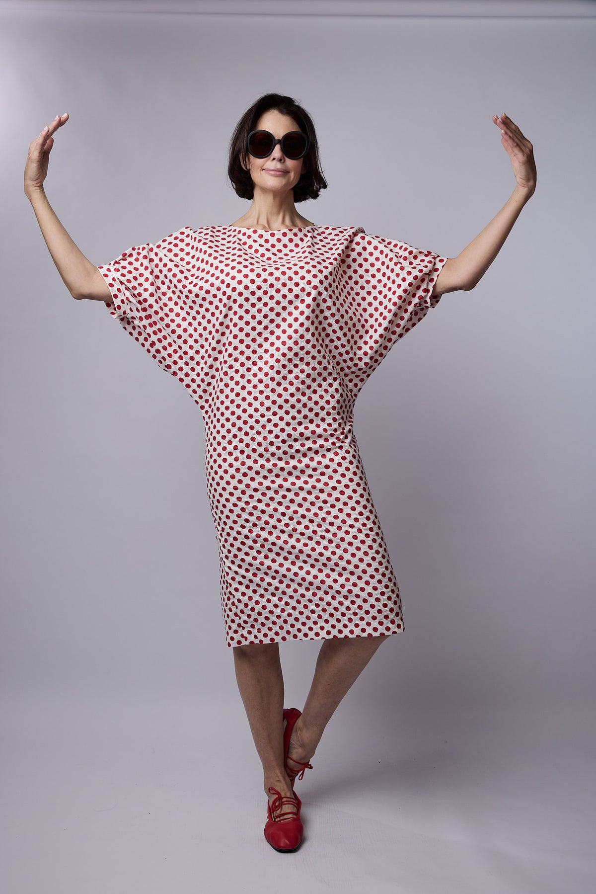 Cloud Dress Red Spot