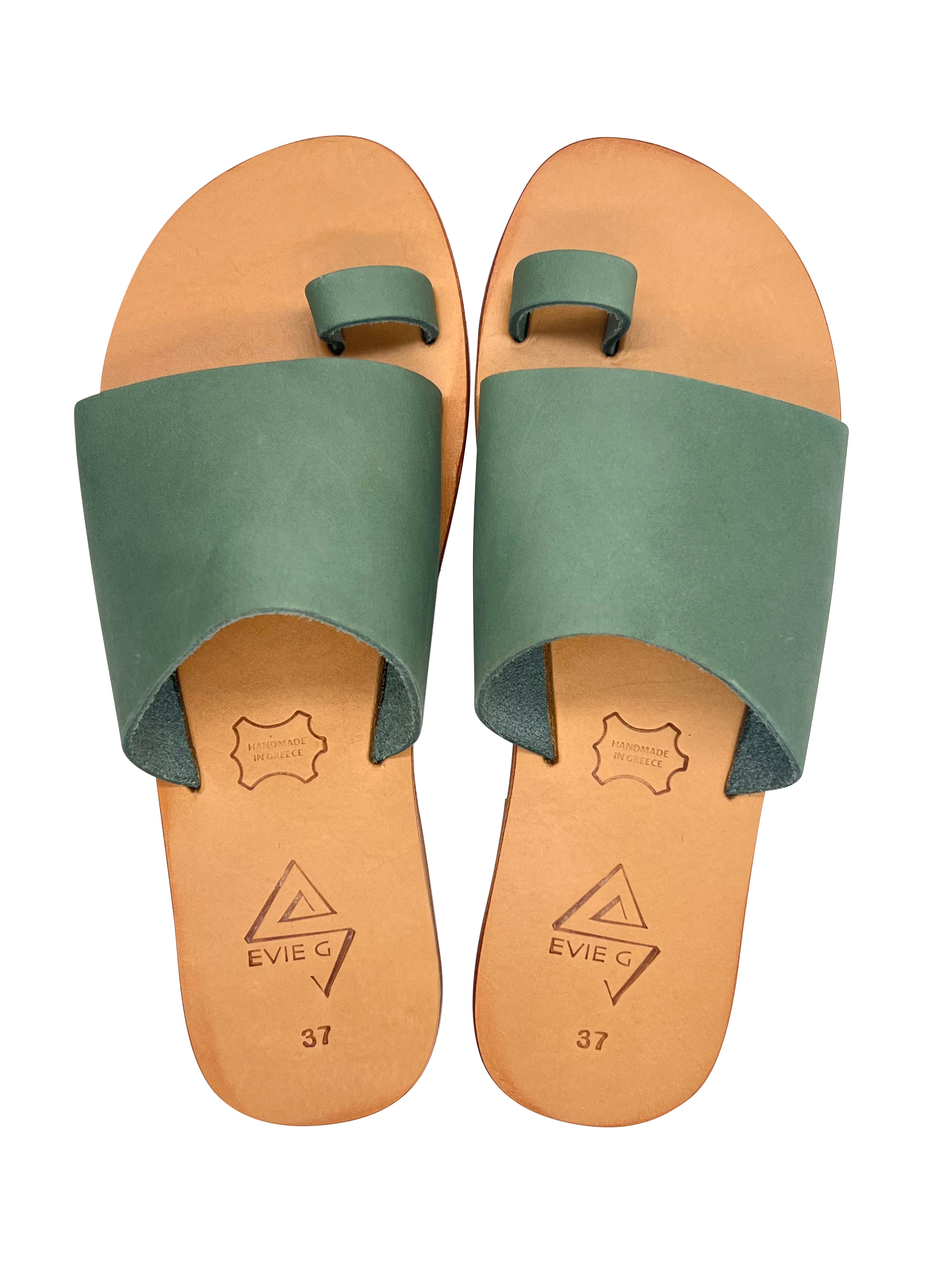 EVIE G Beta Mint Nubuck Sandals