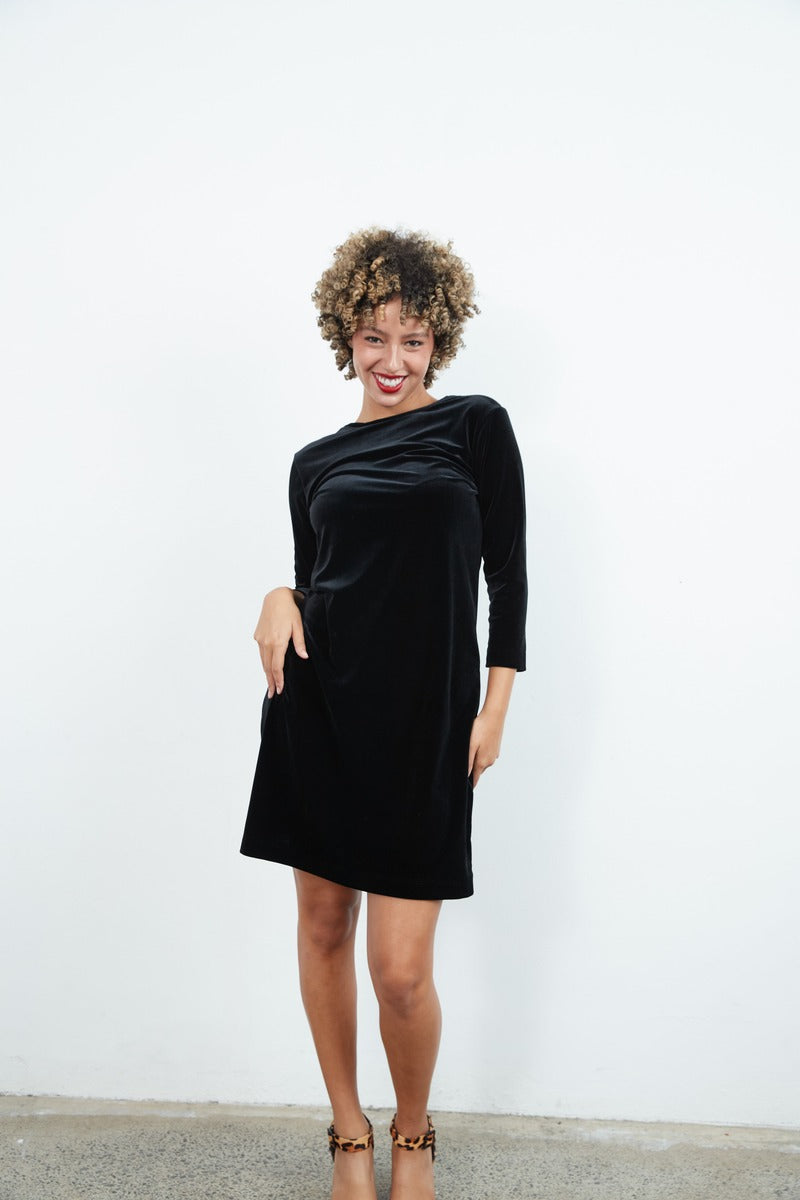 Lucia Velvet Mini Dress