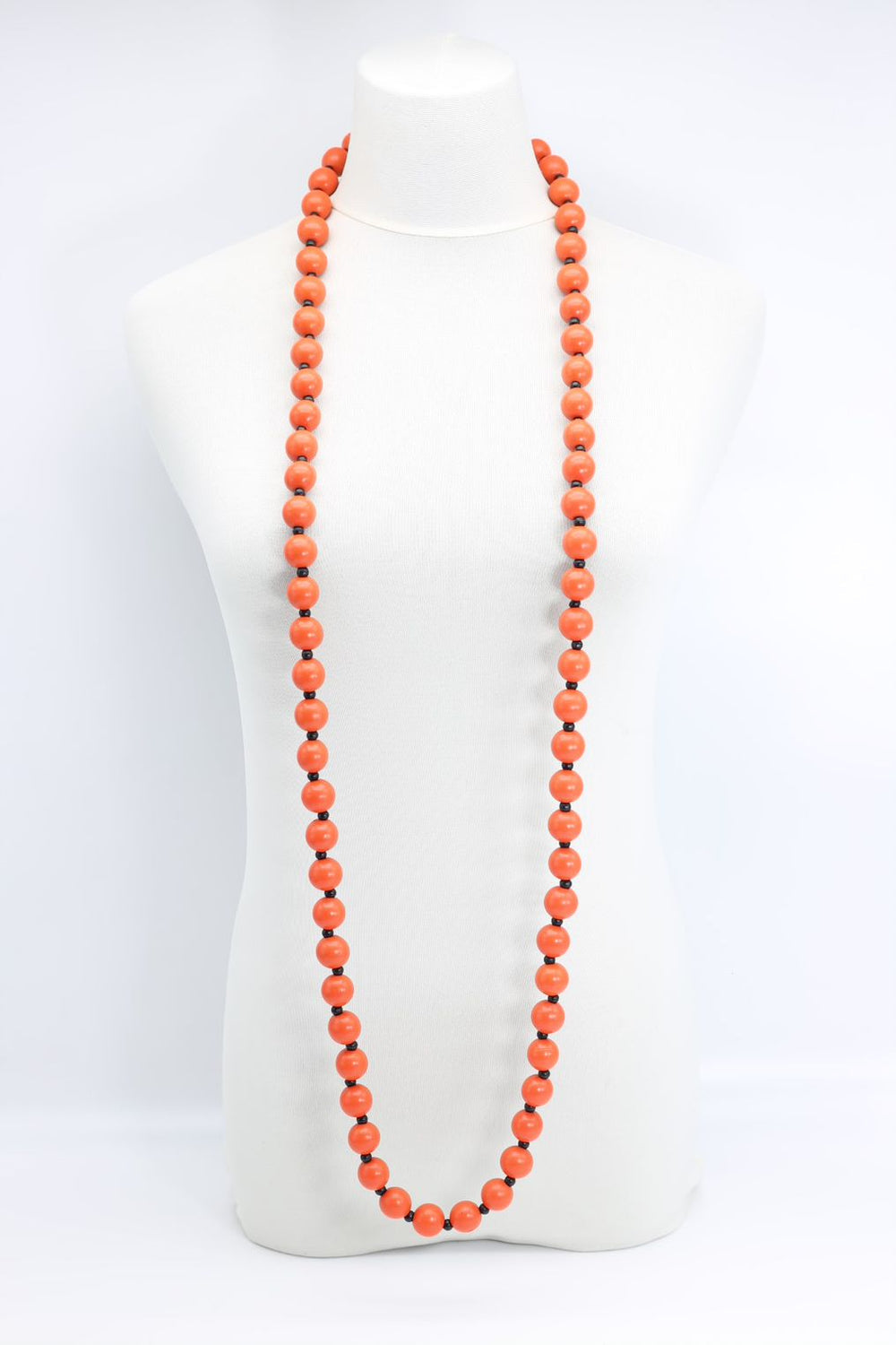 JIANHUI Round wooden bead necklace