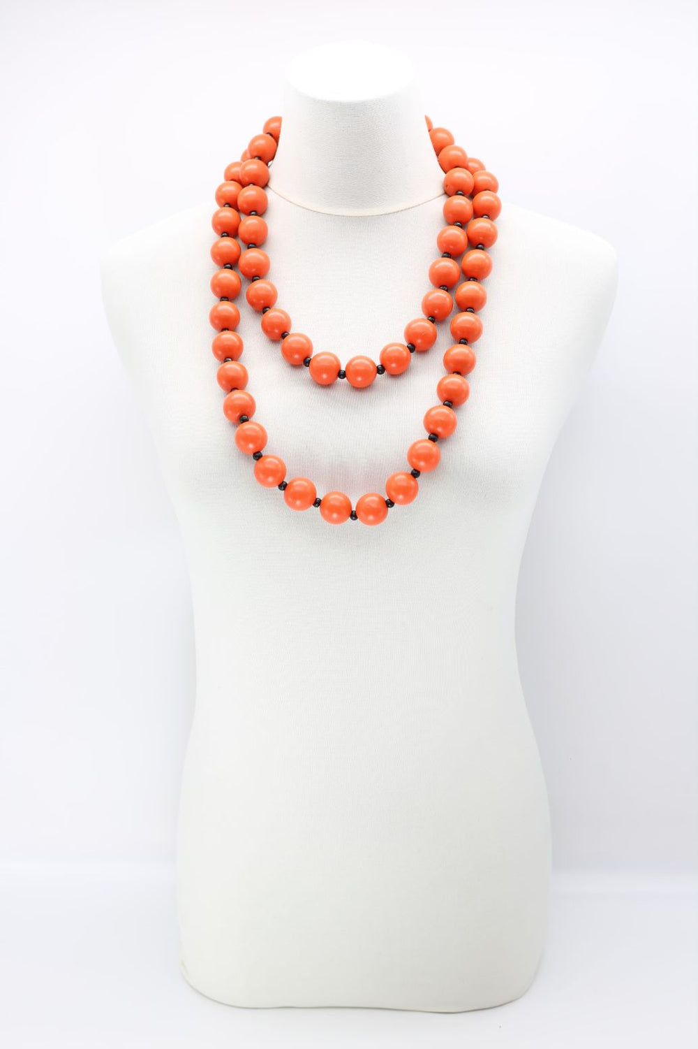 JIANHUI Round wooden bead necklace