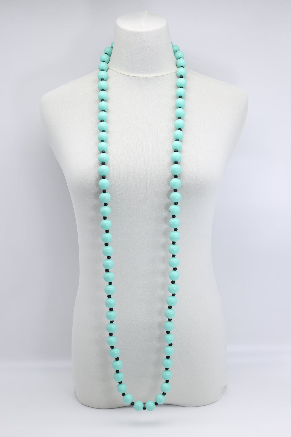 JIANHUI Round wooden bead necklace