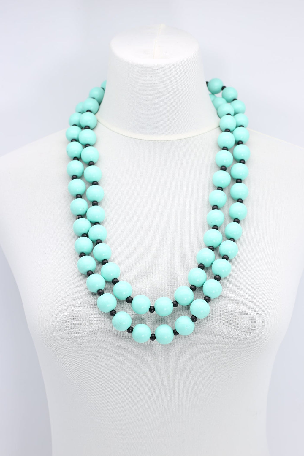 JIANHUI Round wooden bead necklace