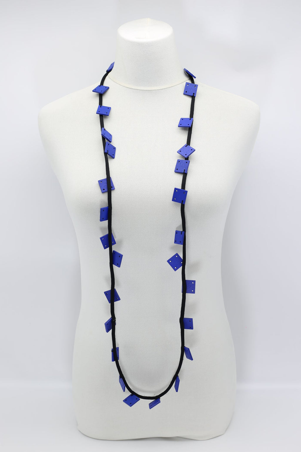 JIANHUI LONDON Wooden Squares on cord Orange