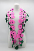JIANHUI LONDON Handmade Recycled Fabric Flower Necklace