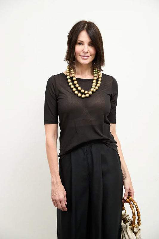SYLVIA RILEY Artemis Silk Georgette Top