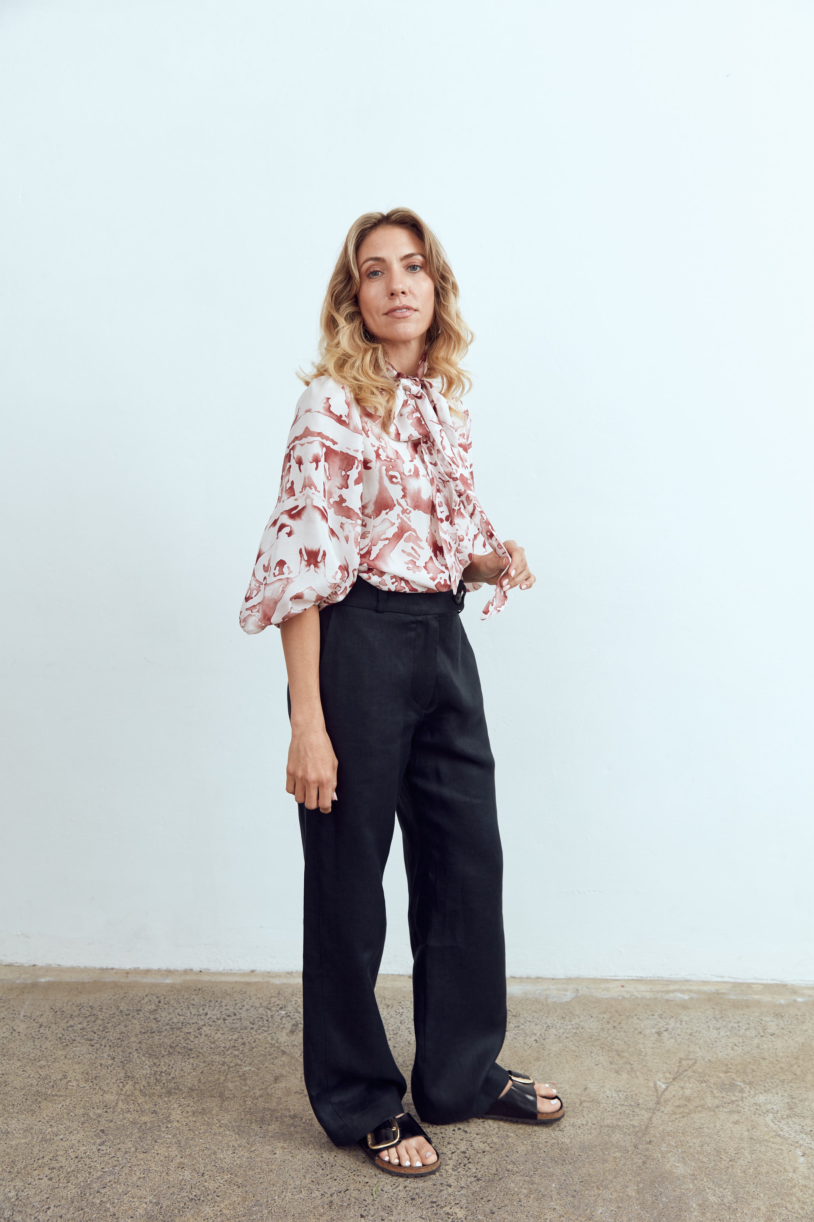 Katie Silk Printed Blouse