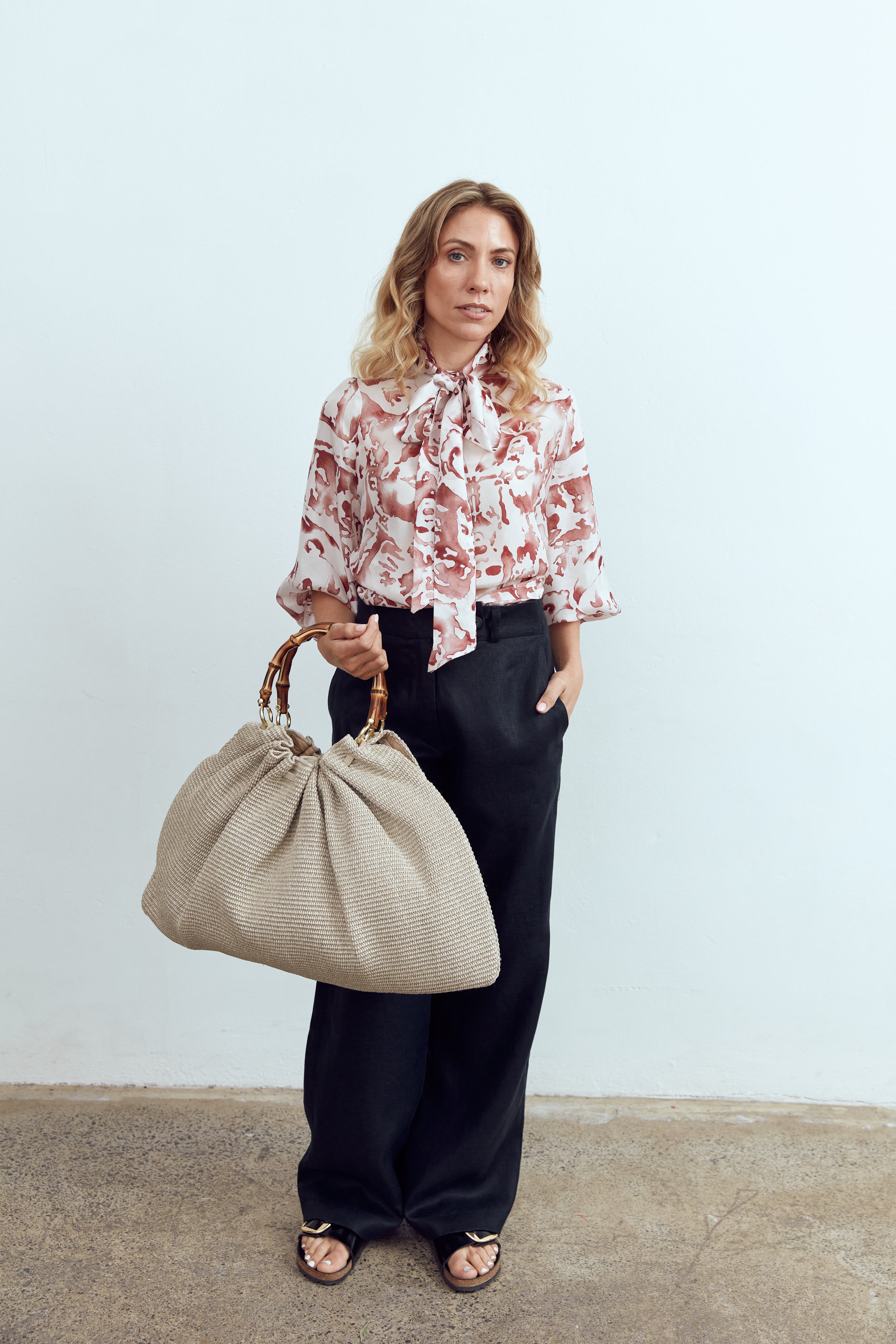 Katie Silk Printed Blouse