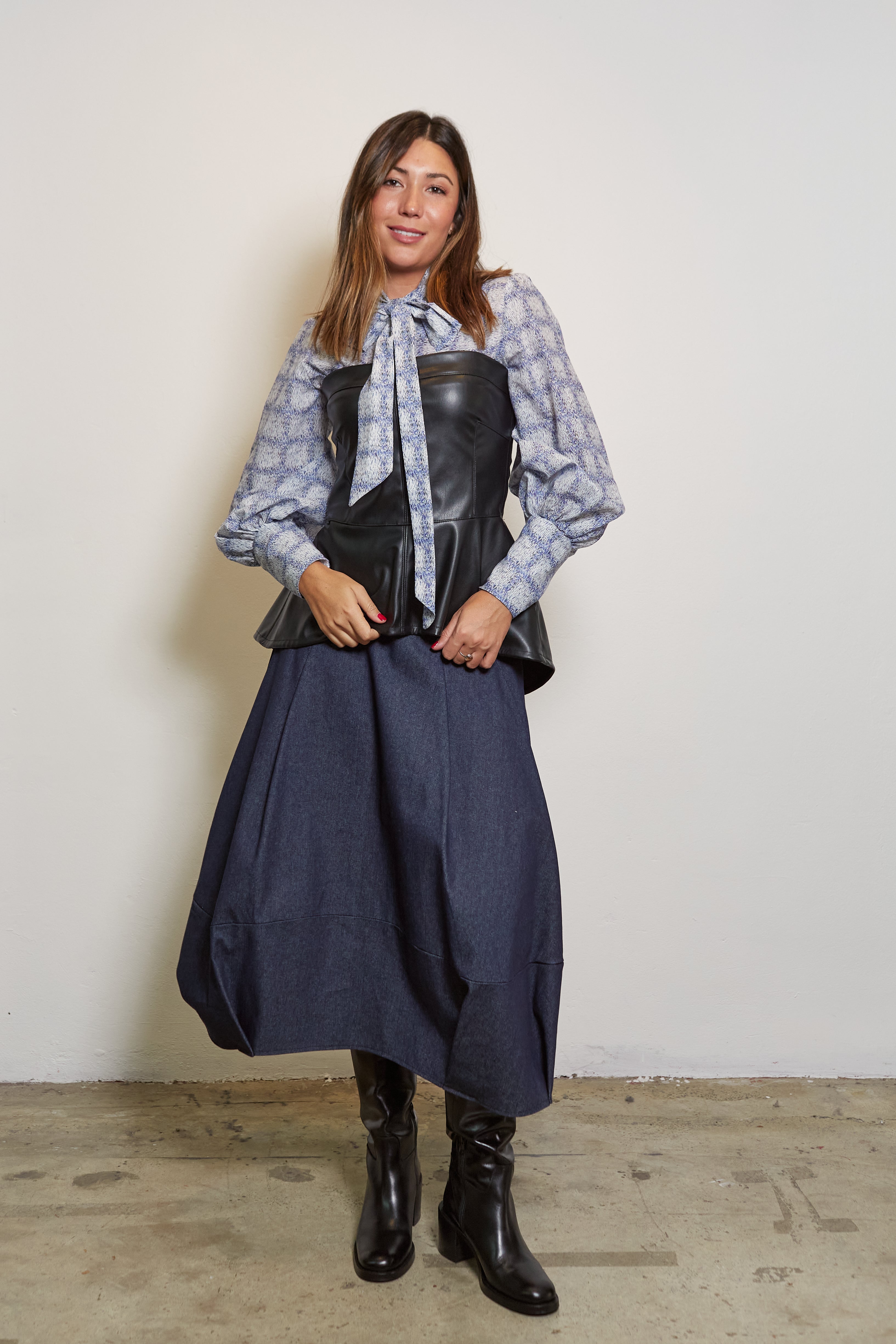 Katie Cotton Blouse print