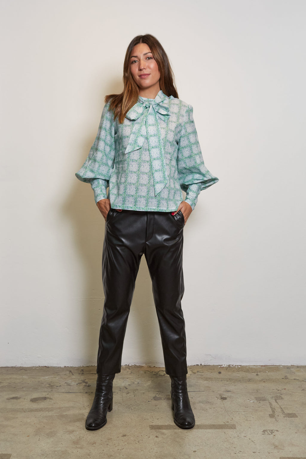 Katie Cotton Blouse print