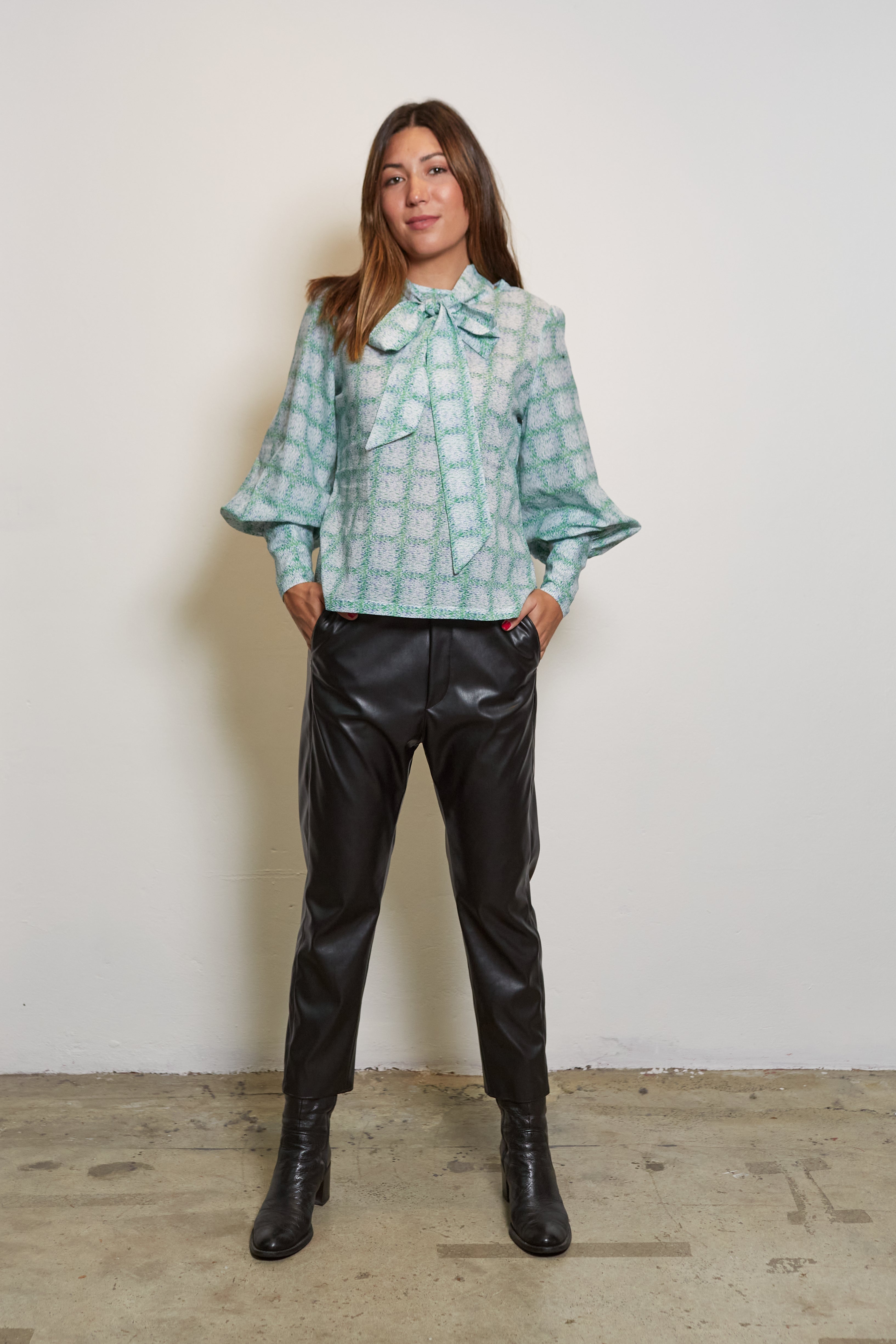 Katie Cotton Blouse print