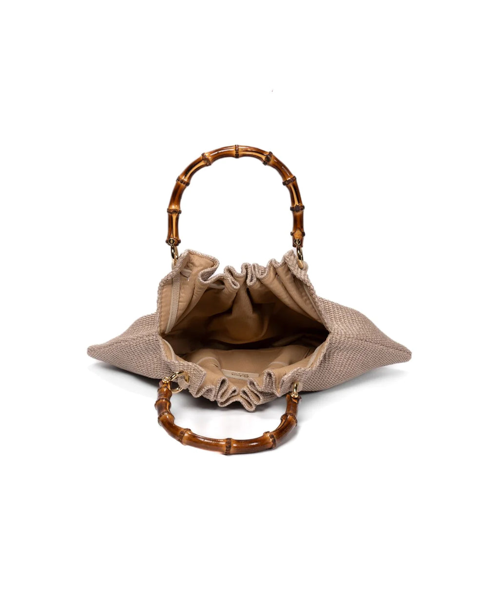 BIDINIS Caterina Medium Raffia Shopping Bag Black