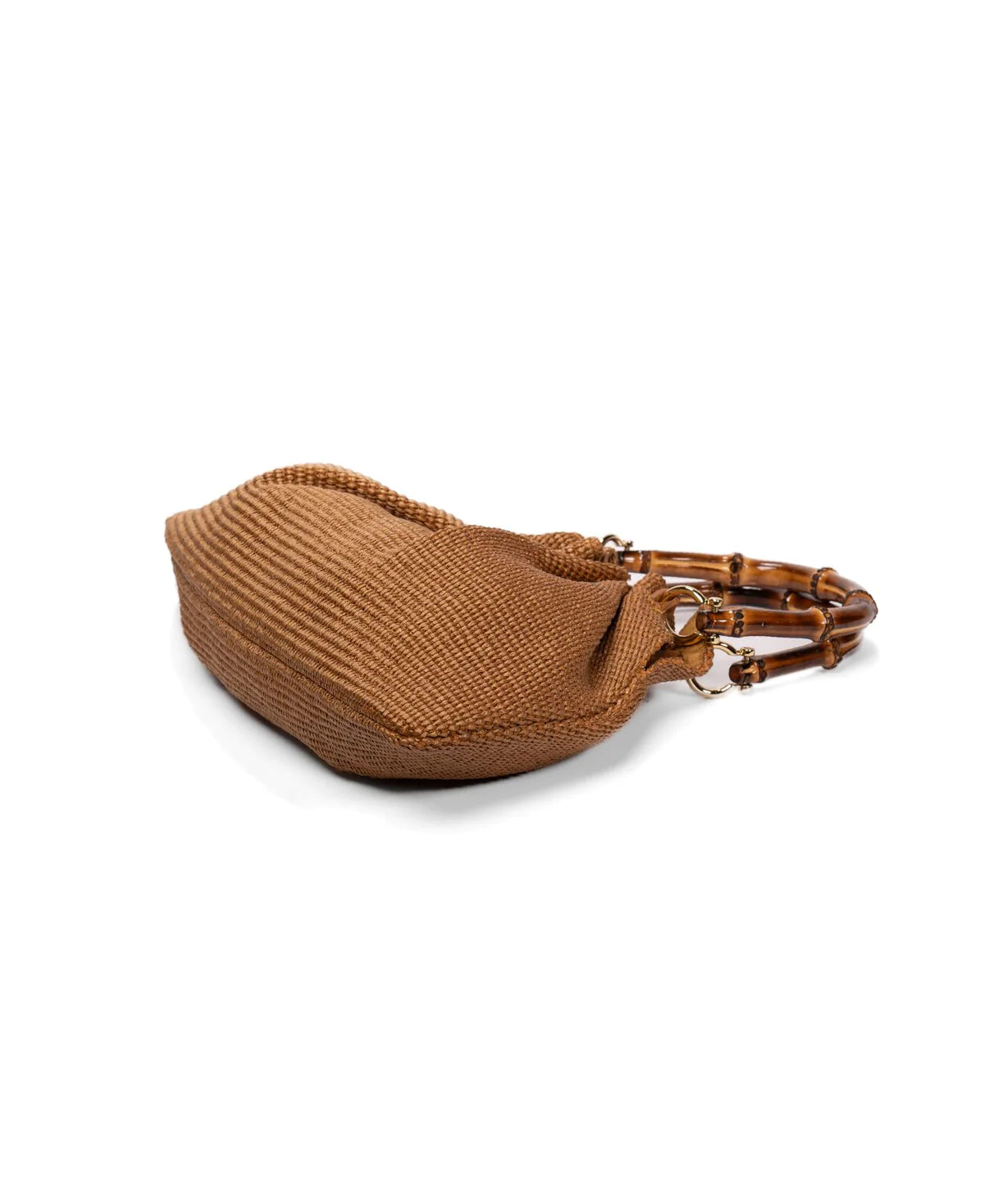 BIDINIS Caterina Medium Raffia Shopping Bag Black