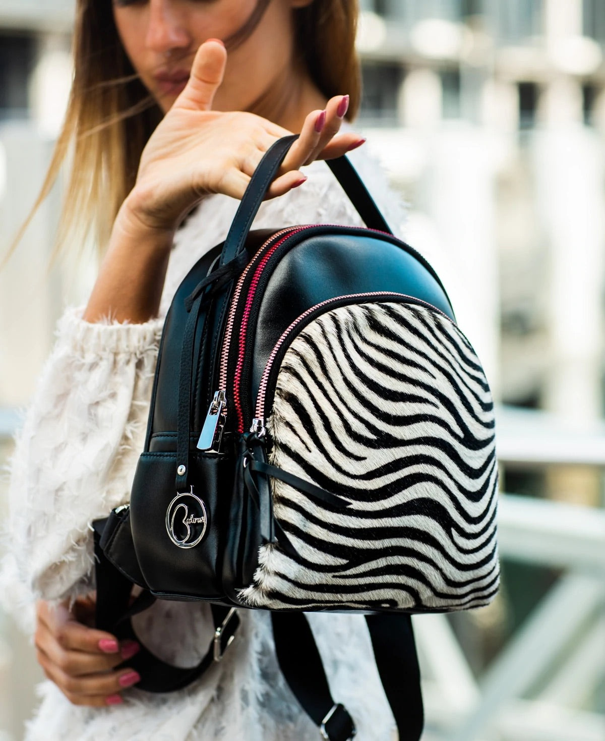 BIDINIS  animal print Backpack