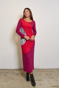 SYLVIA RILEY Cirq Merino Jersey Dress