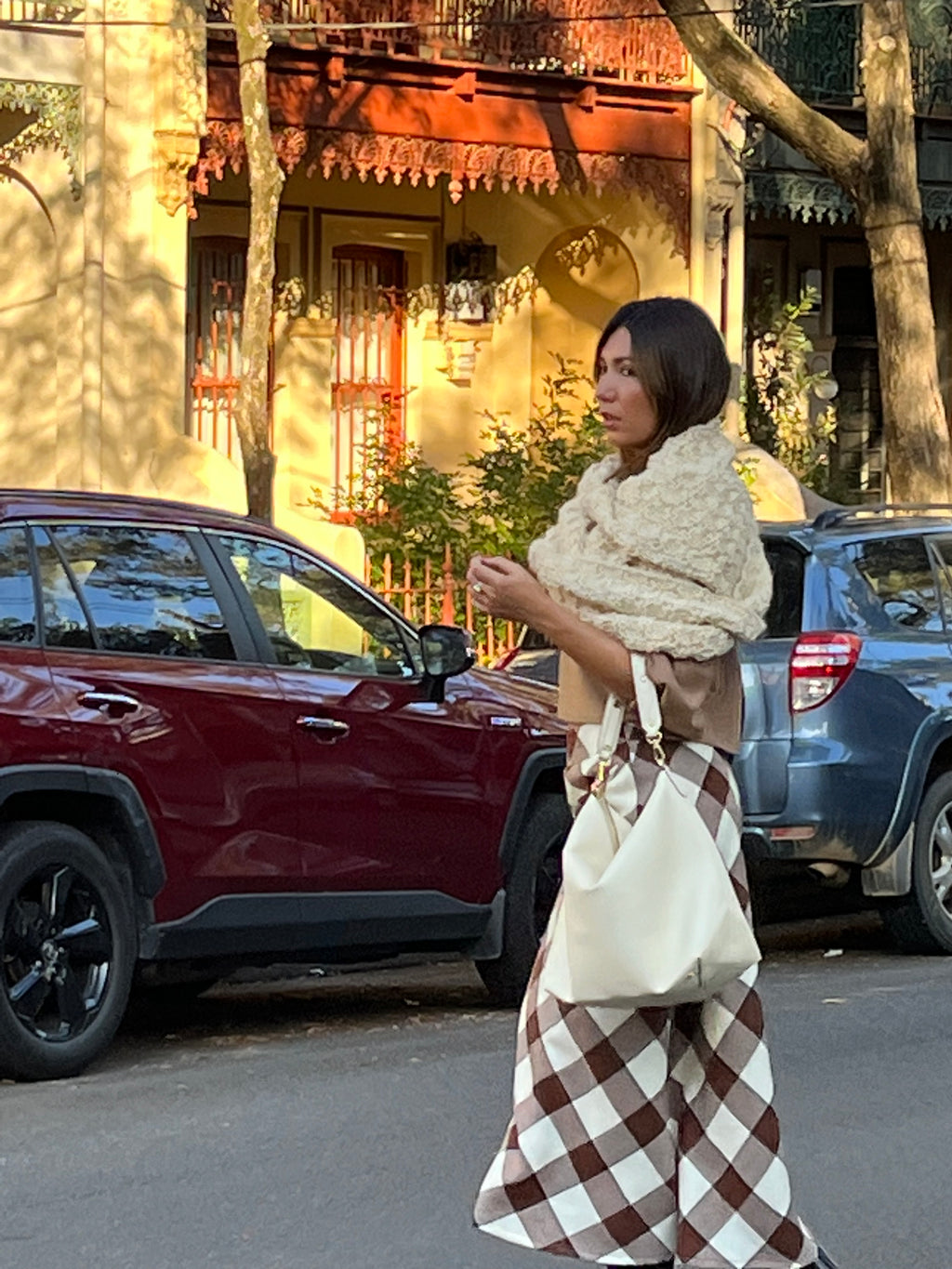 PERLEE Handknitted Scarf/Wrap