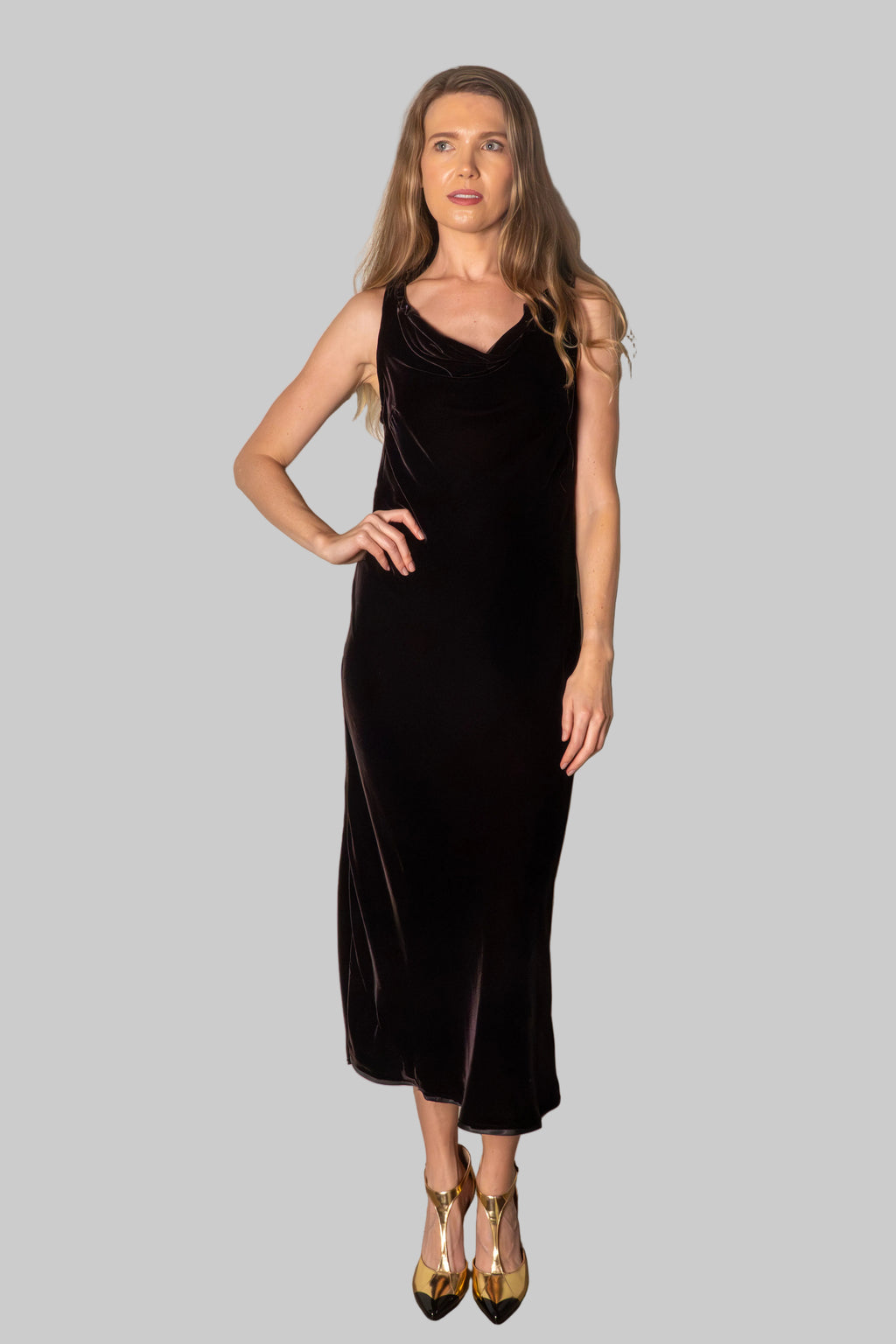 Clarabelle Velvet Dress