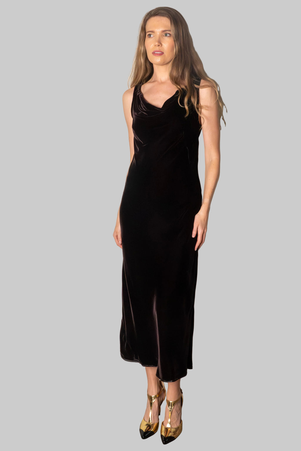 Clarabelle Velvet Dress