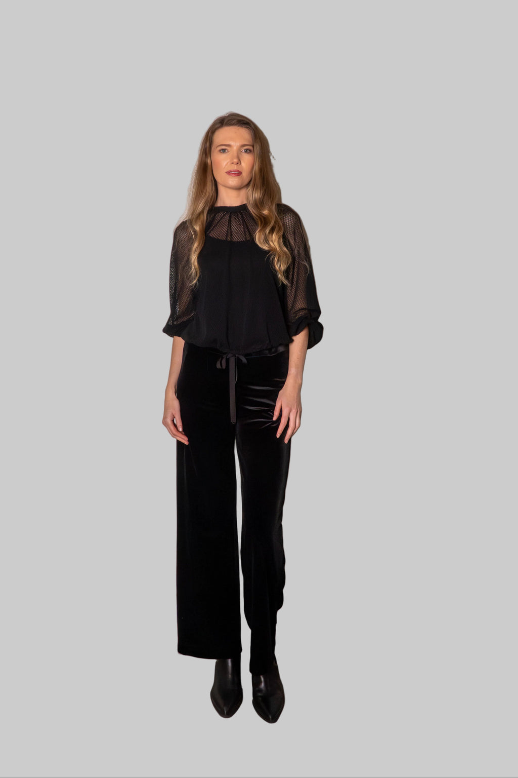 Velvet Pants black