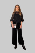 Velvet Pants black