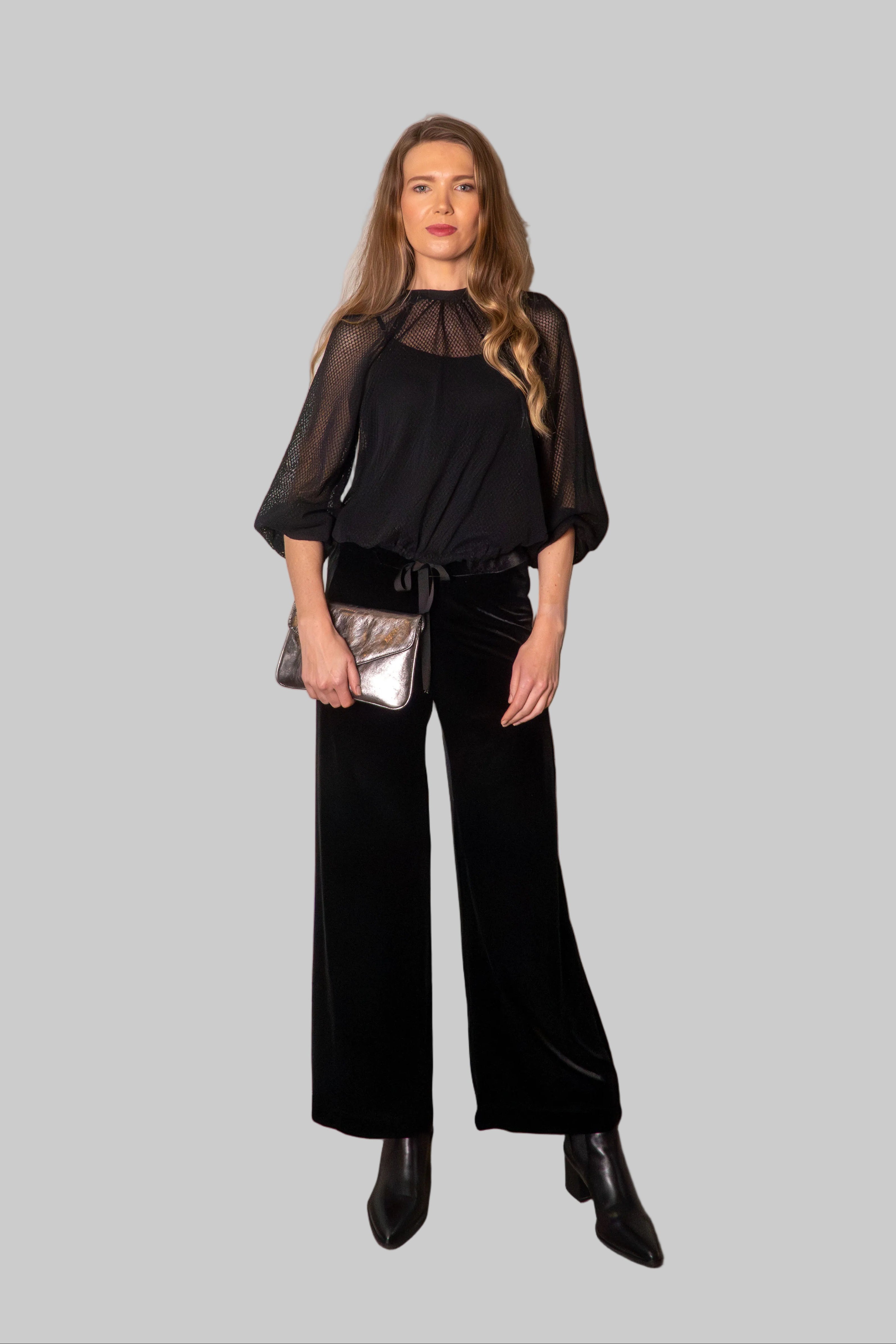 Velvet Pants black