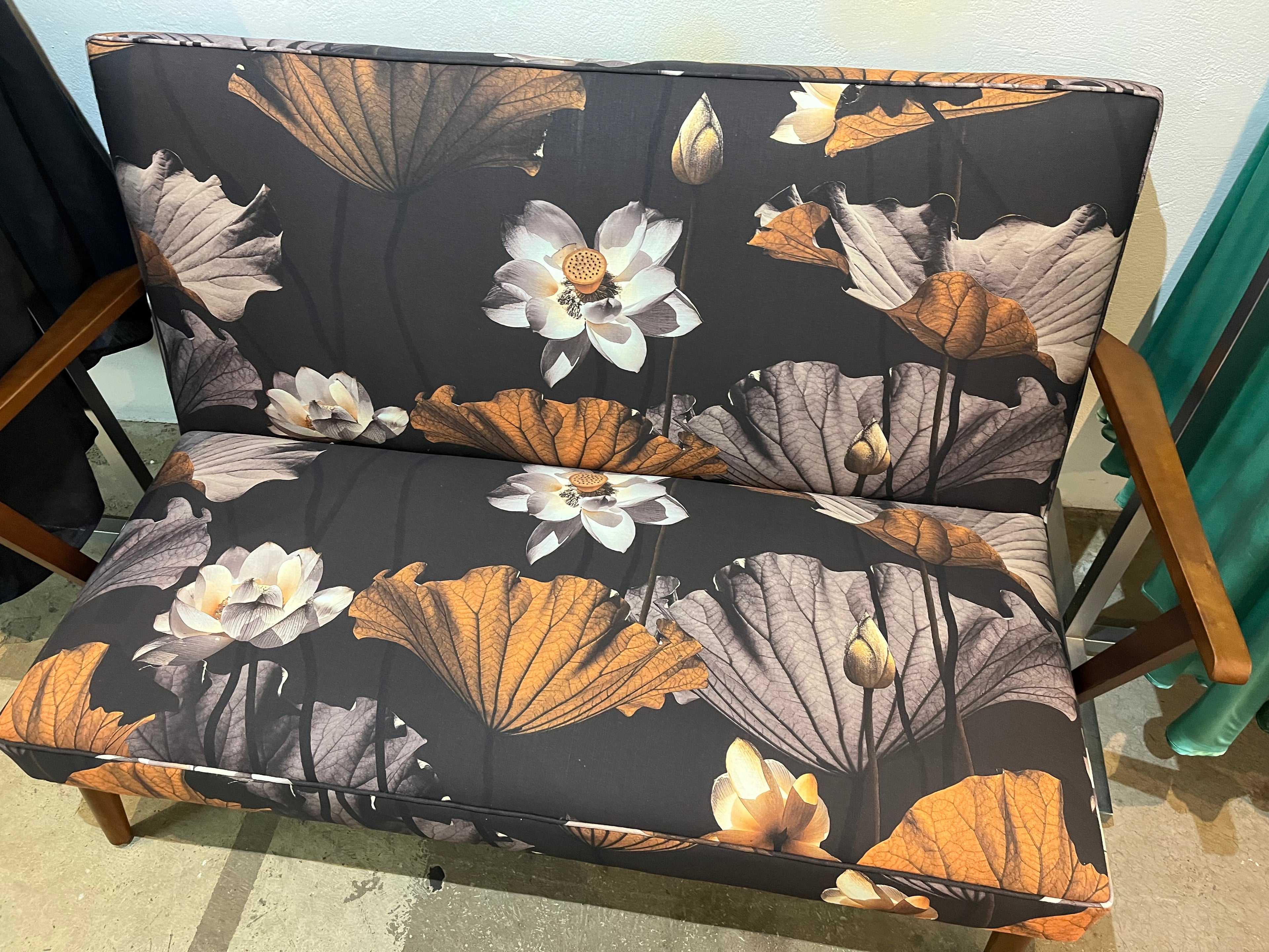 Two-Seater in Lotus Dusk Linen