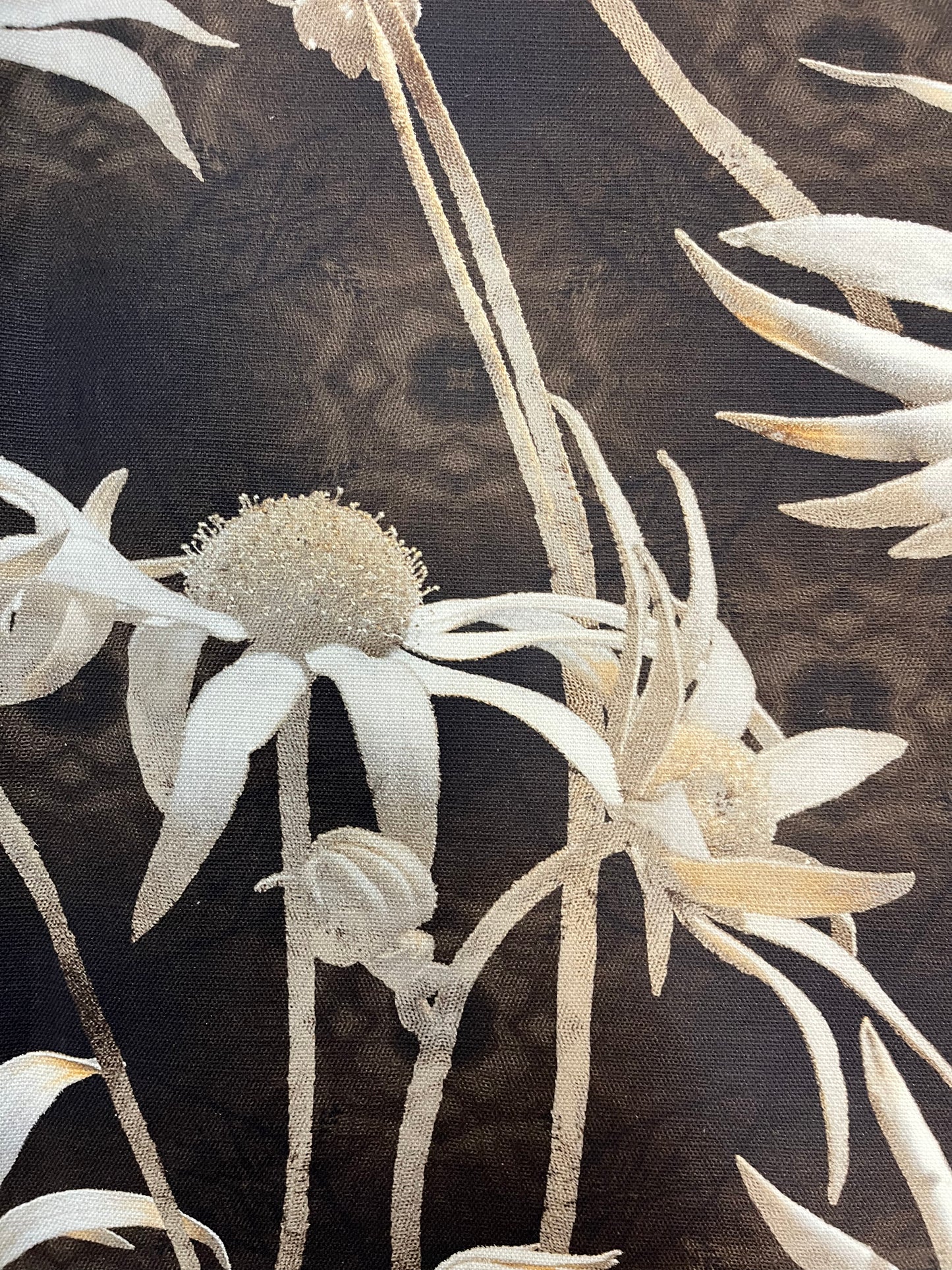 MS CHIEF DESIGNS Earth Flannel Flowers in Linen