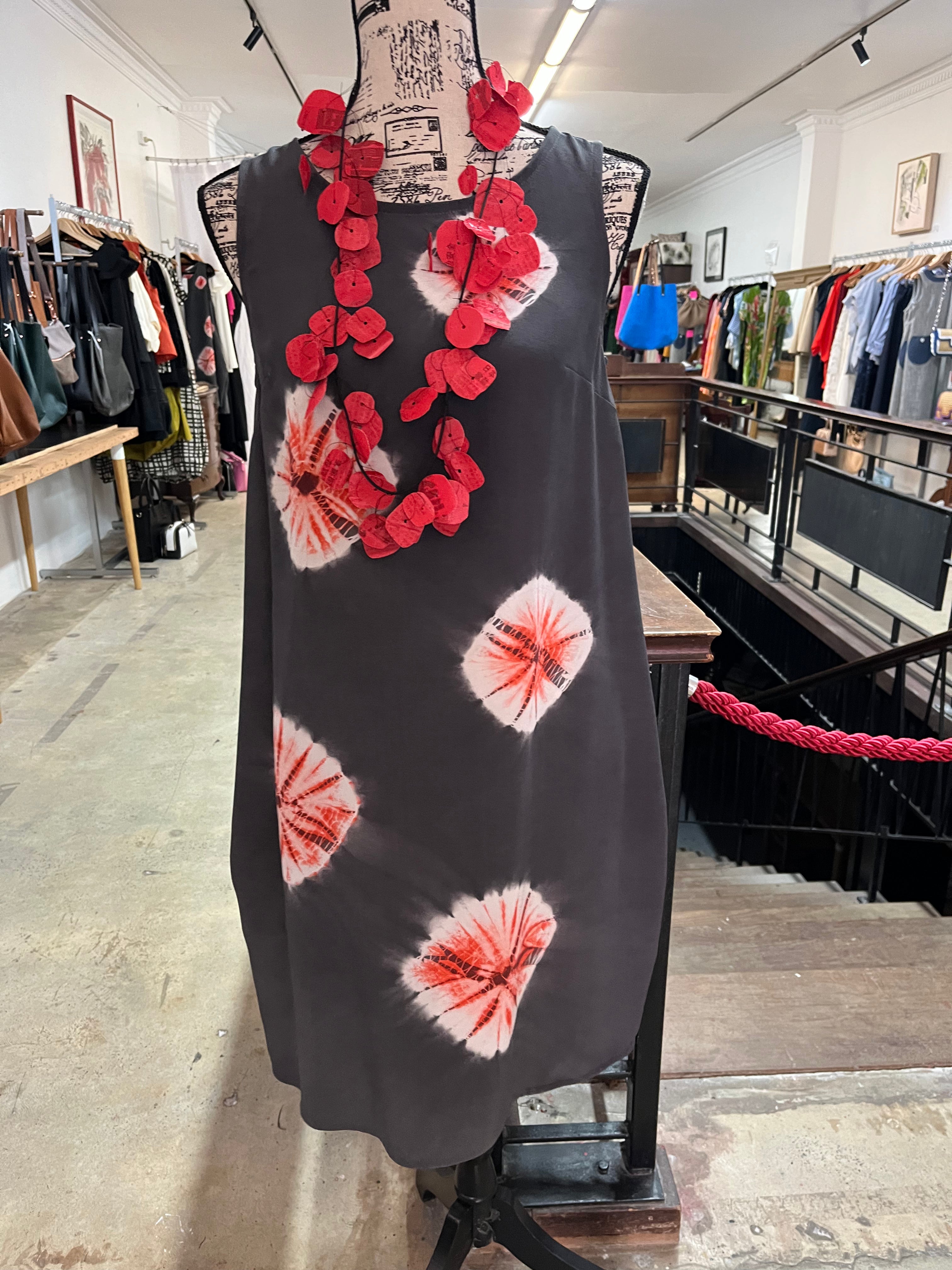 SYLVIA RILEY Rhombus Dress