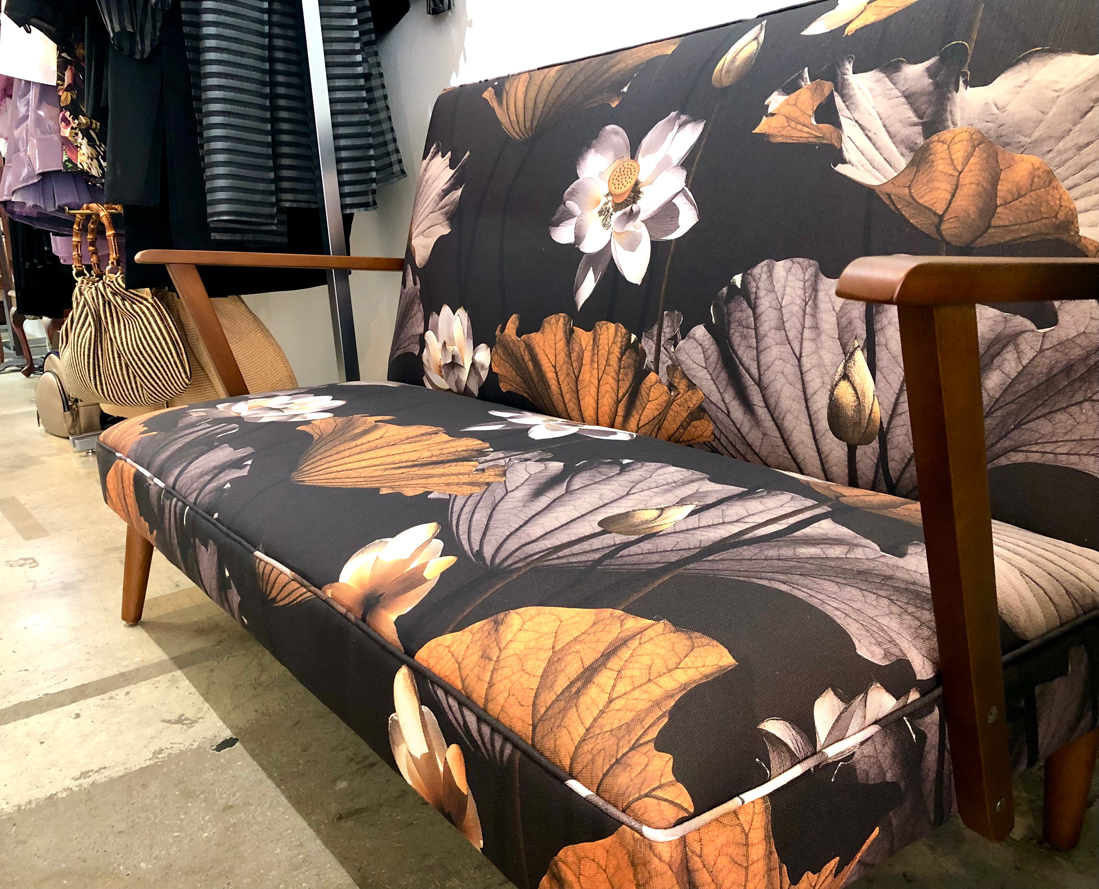 Two-Seater in Lotus Dusk Linen