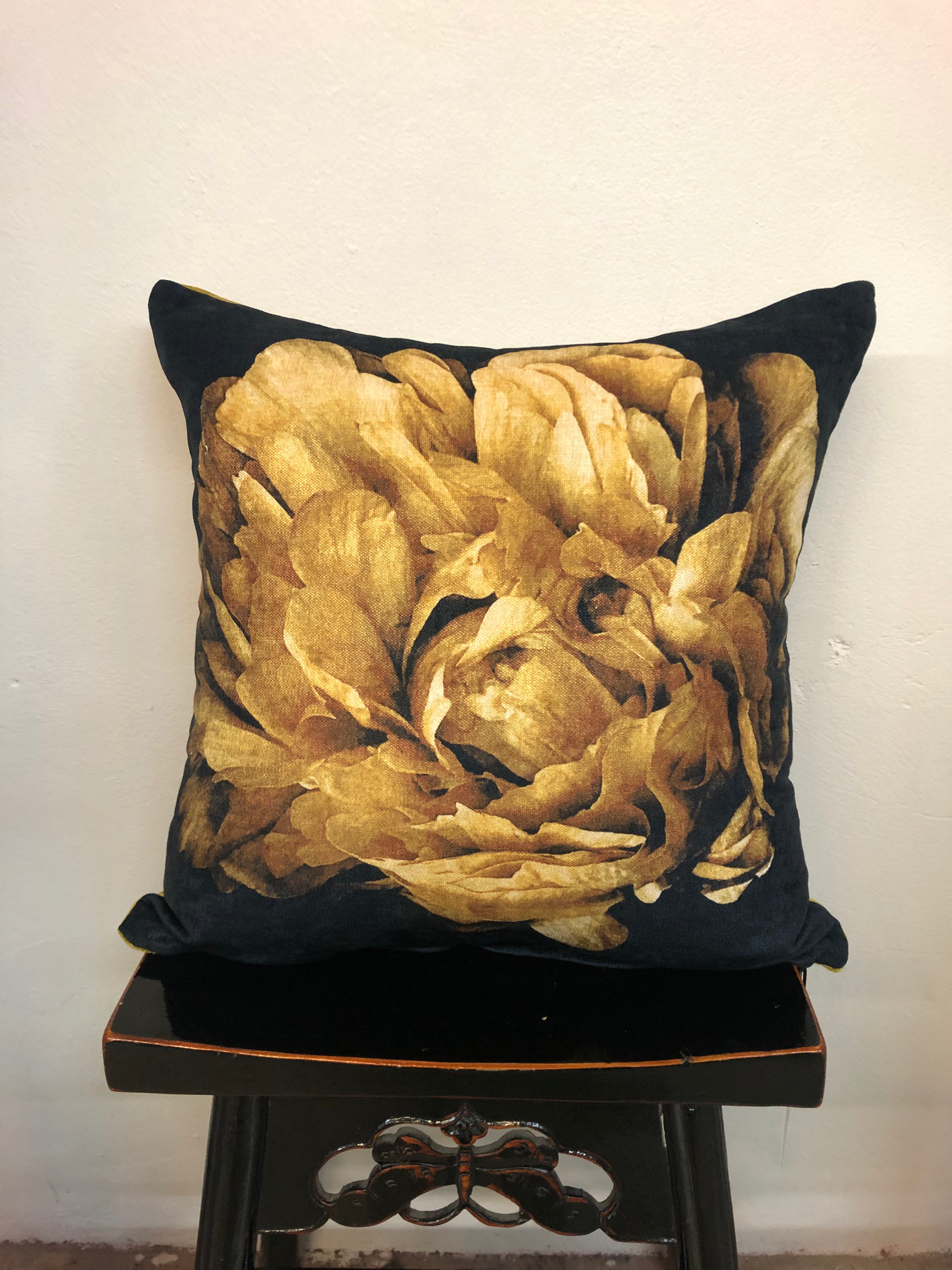 MS CHIEF DESIGNS Chenille Cushion in Peonie