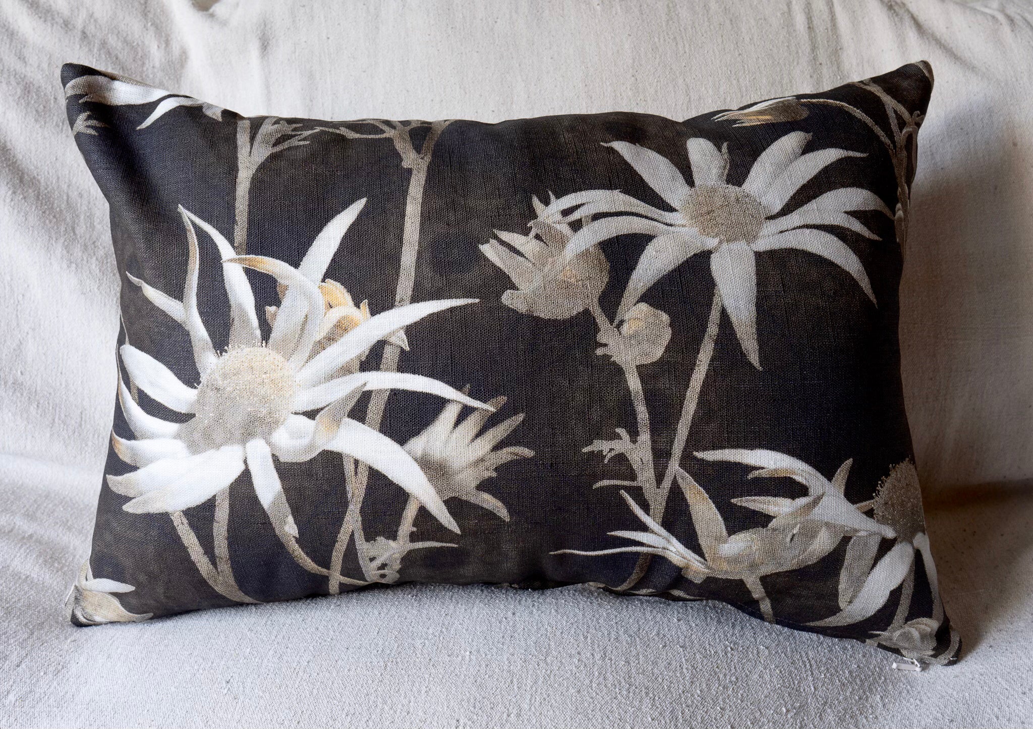 MS CHIEF DESIGNS Cushion in Earth Flannel Flower