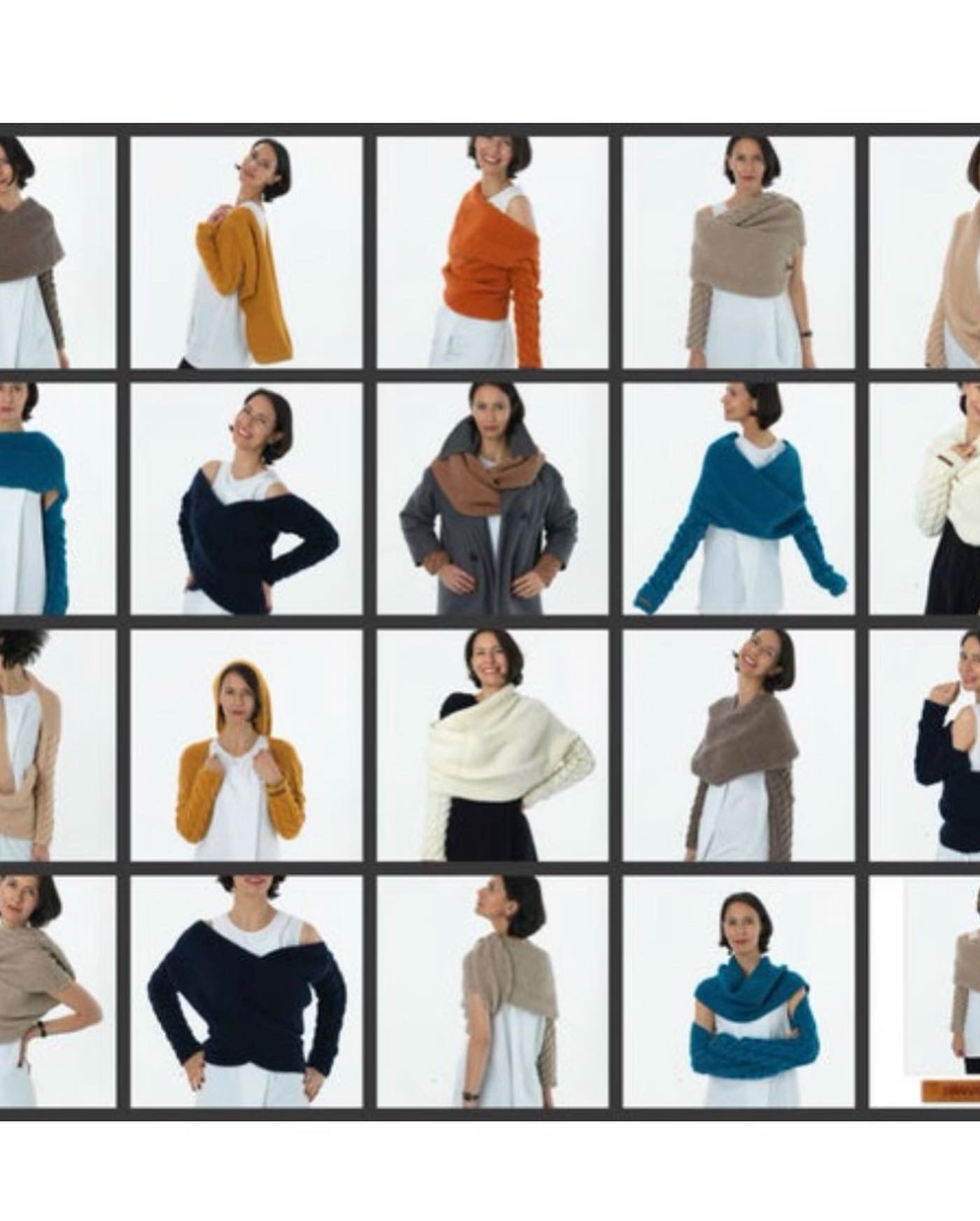 NIHAN ALTUNTAS Handknitted Cable Shrug