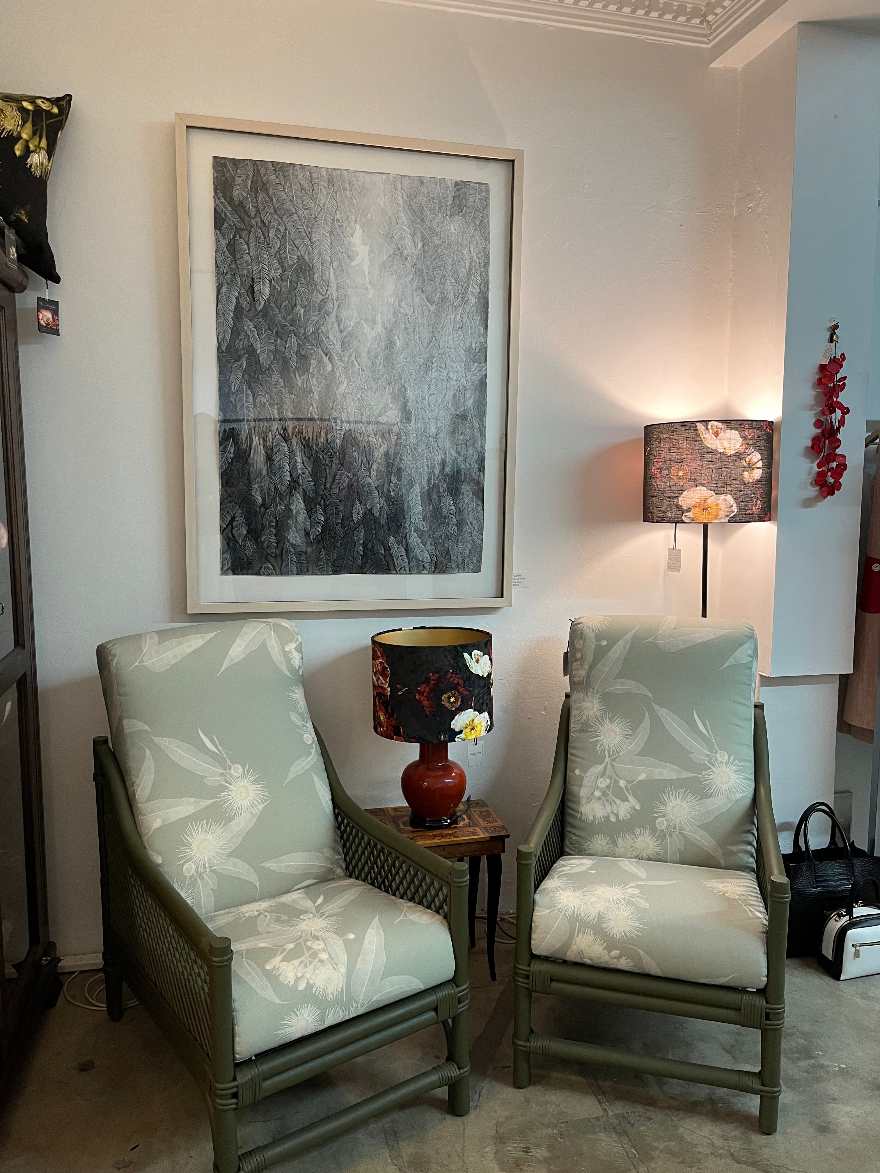 Cane Chairs in Kalypto Mint