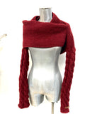 NIHAN ALTUNTAS Handknitted Cable Shrug