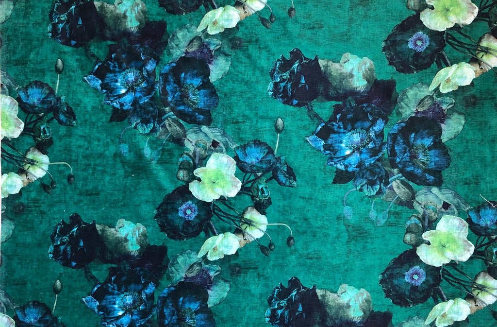 MS CHIEF DESIGNS Bed of Jade in Chenille